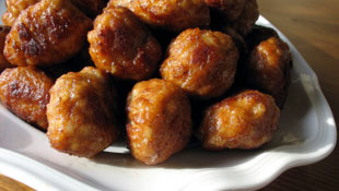 Applesauce Meatballs