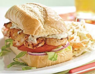 Ott’s Famous Pan-Seared Shrimp Po’ Boys