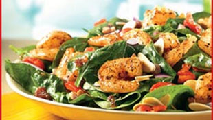 Low Calorie Sauteed Shrimp Salad