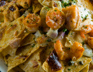 Ott’ s Famous Shrimp Nachos