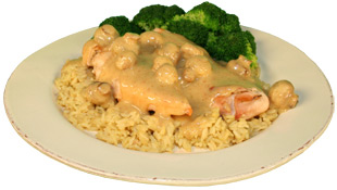 Ott’s Honey Mustard and Mushroom Grilled Chicken