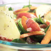 Ott’s Apple, Pecan, Cranberry, and Avocado Spinach Salad